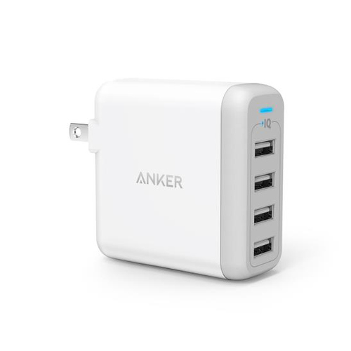 Anker® PowerPort 4 (40W 4ポート USB急速充電器)