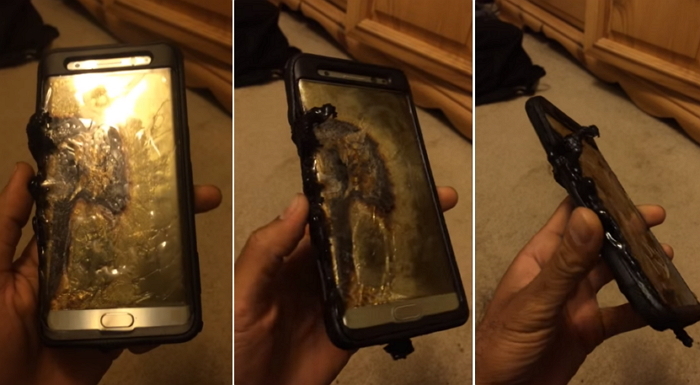 Galaxy Note 7　爆発