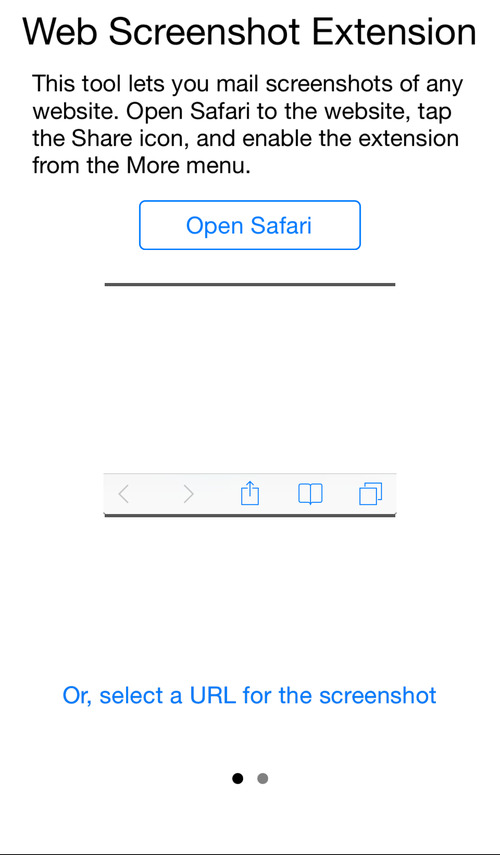 Web Screenshot Extension