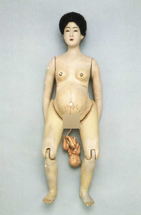 19世紀の妊娠人形