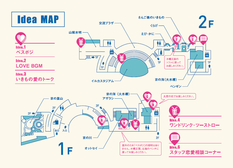 京都水族館MAP