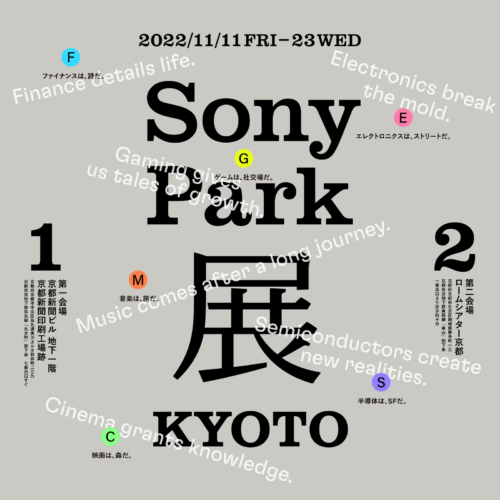 Sony Park展 KYOTO について