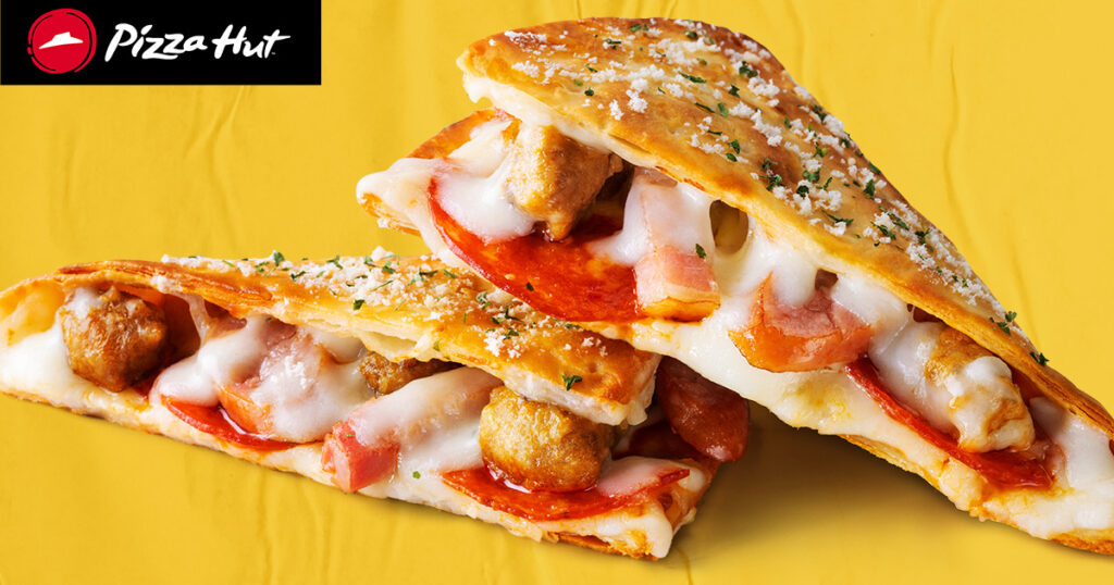 2つのソースで自由に楽しむ “ディップスタイルピザ”「Hut Melts（ハットメルツ）」4月21日(金)より新発売！ 実際に試食してみたが