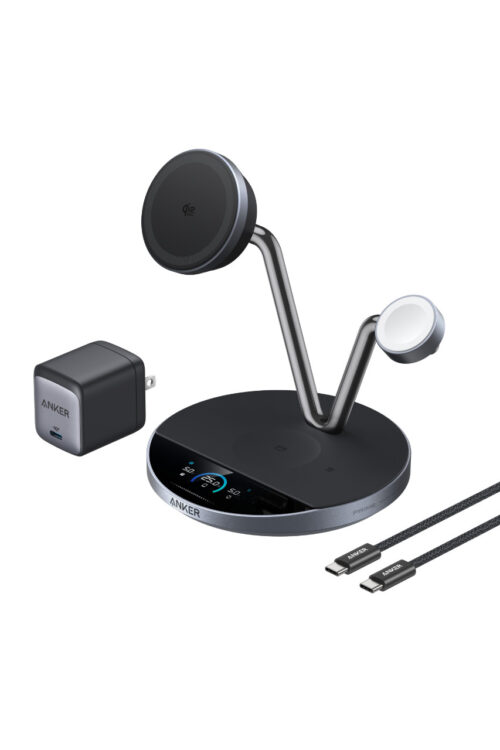 Anker Prime Wireless Charging Station（3-in-1, MagGo, AirCool, Dock Stand）